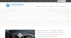 Desktop Screenshot of gatekeepersecurity.com