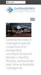Mobile Screenshot of gatekeepersecurity.com