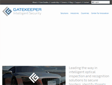 Tablet Screenshot of gatekeepersecurity.com